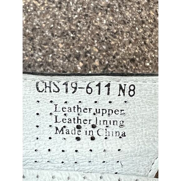 David Tate Comfort Sandals Womens 8 N Navy Blue Leather Slip On Wedge Sling Back - Picture 11 of 11